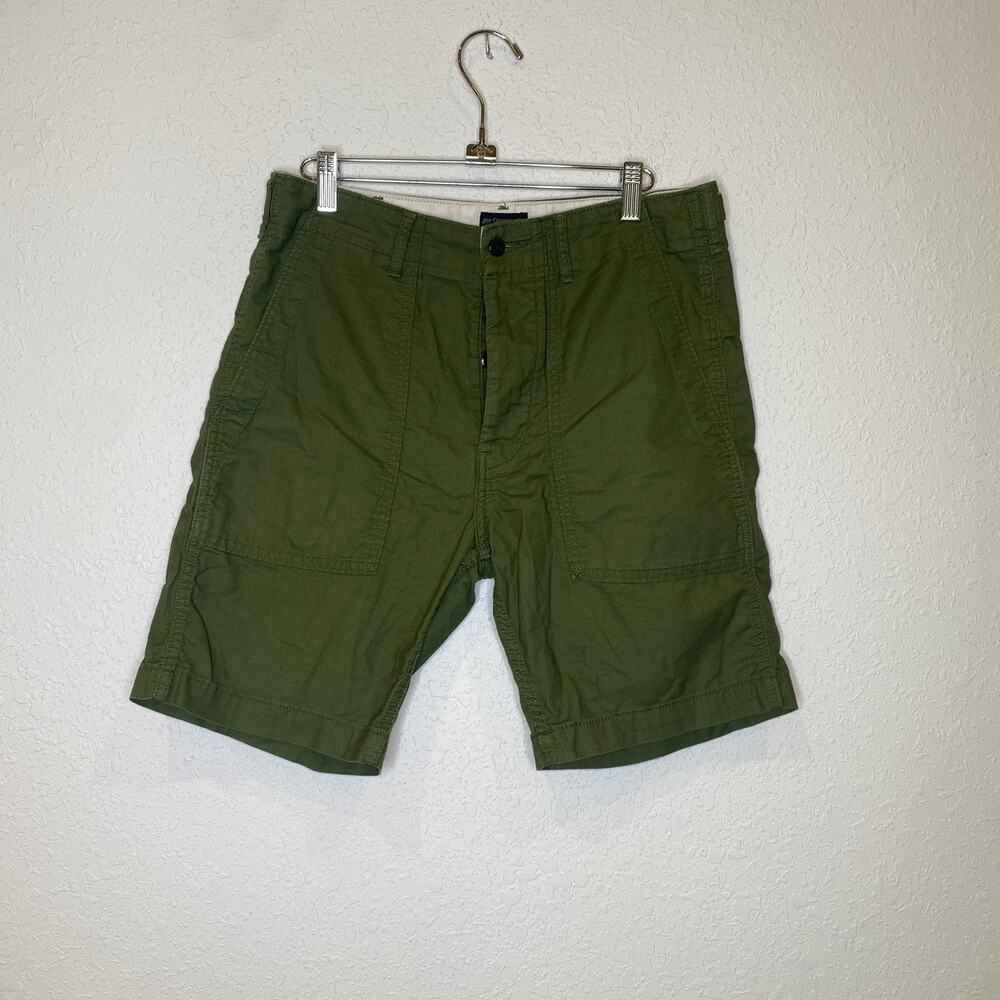 Levi’s Green Pork Chop Button Flap Pocket Shorts EUC Sz 31 Men’s Cotton